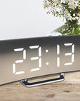 Aurelio | Stylish Large Display Digital Alarm Clock with Curved Design 0
