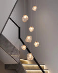 Aurifera | Scandinavian Villa Staircase Chandelier for Sophisticated Interior 0