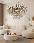 Auronix | Luxurious Black Raindrop Chandelier for Modern Elegance 5
