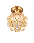 AuroraGlow | Elegant Stylish Gold Accent Ceiling Lamp 1