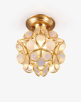AuroraGlow | Elegant Stylish Gold Accent Ceiling Lamp 2