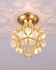 AuroraGlow | Elegant Stylish Gold Accent Ceiling Lamp 4