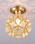 AuroraGlow | Elegant Stylish Gold Accent Ceiling Lamp 5