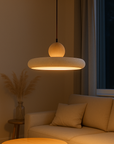 Aurvra | Modern Simplicity Travertine Wood Pendant Lamp 4