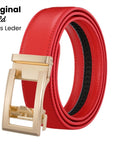 AutoBelt | Men’s Automatic Ratchet Belt with Gold Buckle and Gift Bag 24