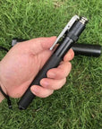 Portable Folding Walking Cane – Quad Base Stick with Adjustable Height for Stability and Balance