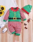 Baby Halloween Elf Costume Romper | Festive Long Sleeve 1