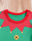 Baby Halloween Elf Costume Romper | Festive Long Sleeve 3