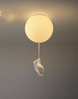 BalloonBear | Whimsical Playful LED Ceiling Light Fixture for Kids' Rooms 12