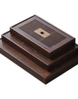 BambooCraft | Elegant Multi-Purpose Bamboo Tea Serving Tray with Drainage 5