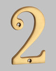 BrassHaus | Solid Brass Modern House Numbers 14