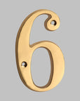 BrassHaus | Solid Brass Modern House Numbers 1
