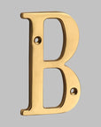 BrassHaus | Solid Brass Modern House Numbers 6