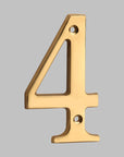 BrassHaus | Solid Brass Modern House Numbers 9