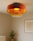 Brilora | Modern Scandinavian Bauhaus Glass Layered Pendant Lamp 1