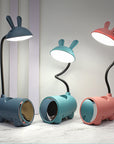 BunnyGlow | Creative Bunny Touch Lamp with Pen Holder & USB Charging 6
