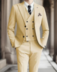 Variant image for Patrik - Slim-Fit Three-Piece Men's Suit in Premium Cotton for Weddings-16