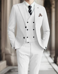 Variant image for Patrik - Slim-Fit Three-Piece Men's Suit in Premium Cotton for Weddings-21