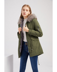 Caira | Women's Warm Hooded Parka Winter Jacket 0