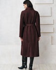 Cameron | Suede Belted Long Trench Coat 5