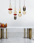 LumiClear – Elegante lampadario in vetro con brillantezza trasparente