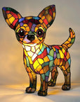 CanineGlow | Charming Colorful Tiffany Style Dog Lamp for Dog Lovers 4