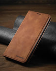 CaseLuxe | Premium Magnetic Leather Phone Case for Protection 3