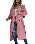 Cassandra | Elegant Women's Long Trench Coat with Modern Chic Look 4