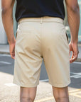 Friedrich | Pantaloni Corti Casual a Gamba Dritta con Vita Semi-Elastica