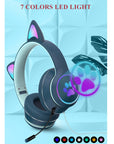 CatEarGlow | Stylish Fun Foldable LED Headset with Microphone 3