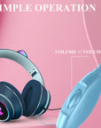 CatEarGlow | Stylish Fun Foldable LED Headset with Microphone 7