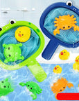 CatchiTots | Bathtub Fishing Toy Set with Net for Toddlers & Kids 2