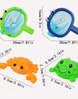 CatchiTots | Bathtub Fishing Toy Set with Net for Toddlers & Kids 4
