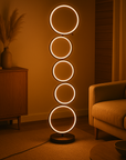 Cenyra | Circle Floor Lamp with Refined Curves 3