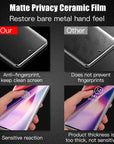 CeramiGuard | Premium Matte Privacy Screen Protector for Samsung Devices 3