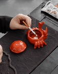 CeramiQ | Elegant Unique Crab Design Ceramic Ashtray for Stylish Décor 1