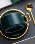 Ceramica | Elegant Durable Ceramic Coffee Mug Set with Gold Accents 6