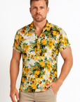 Oscar | Kräftiges Inselhemd mit lebendiger Blumenenergie
