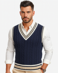Gaston | Gilet in Maglia Spessa con Fascino Senza Tempo