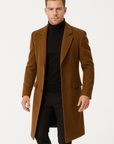 Ashbourne | Dopasowany wełniany płaszcz z klasyczną elegancją