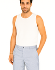 Leon | Pantaloni Corti Estivi a Righe Casual con Vestibilità Relaxed