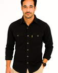 Benedikt | Camicia a maniche lunghe comoda e senza tempo da uomo