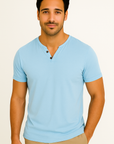 Dietmar | Stilvolles Atmungsaktives Golf Slim Fit Knitterfreies Polohemd