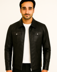 Julius | Klassische stilvolle Herren Lederjacke