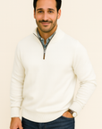 Raban | Maglione classico nero in cashmere per uomo