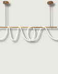 Chic LED Hanging Light – Modern Pendant Lighting in Aluminum and Silicone with Flexible Lengths 1