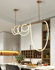 Chic LED Hanging Light – Modern Pendant Lighting in Aluminum and Silicone with Flexible Lengths 3