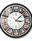 ChronoFrame | Modern Stylish Customizable Wall Clock Decor with Photo Display 2