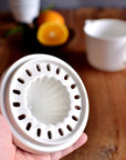 CitrusWave | Elegant Ceramic Hand Juicer for Fresh Lemon and Orange Juice 8