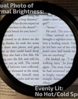 ClearView | LED Reading Magnifying Glass for Books, Crafts & Fine Details 3